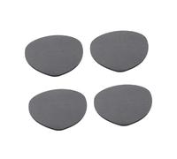 Abaodam 4 piezas Almohadillas Antideslizantes de Silicona para Zapatos Protectores Resistentes y Cómodos para Metatarso Alivio de Dolor y Amortiguación Portátil Unidades Negras