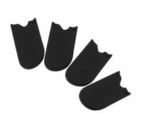 Abaodam 4 piezas Almohadillas de Reposapiés para Pulgar de Saxofón Protectores de Dedos de Goma Antideslizantes Diseño para Saxo Tenor y Soprano Mejora Agarre y Reduce Fatiga