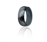Abaodam 4 Piezas Anillos de Silicona Unisex de 8mm, 4 Colores, Flexibles | Actividades y Natación, No Conductores E Impermeables, Estilo Sencillo, Reemplazo de Joyas