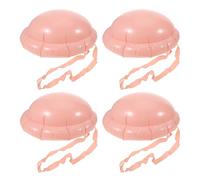 Abaodam 4 Piezas Barriga Inflable Papá Noel PVC Ligero Vientre Falso para Disfraz Navideño Relleno Simulador de Embarazo para Fiesta y Broma