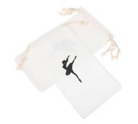 Abaodam 4 Piezas Bolsa de de Ballet Ligera y para Zapatillas de Ballet Accesorios de Bolsa de Almacenamiento Portátil para Ensayos y