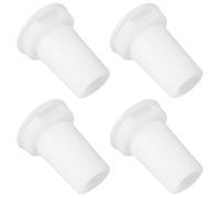 Abaodam 4 Piezas Boquilla Mordida de Silicona Blanca para Botella Deportiva Resistente Temperaturas Extremas Repuesto Compatible con Brita Fácil Limpieza y Mantenimiento para Hidratación