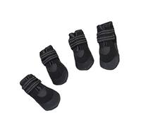 Abaodam 4 Piezas Botas Impermeables Reflectantes para Perros Pequeños Botas de Lluvia Antideslizantes de Flexible Protección para Patas Días Lluviosos Barro Colores Candy