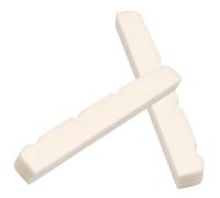 Abaodam 4 Piezas De Cuerda Cuerdas Tuerca De Bajo Hueso De Buey Puente De Guitarra Sillas De Montar Puente De Hueso De Buey Tuerca Guitarra Eléctrica Tuerca Guitarra Eléctrica