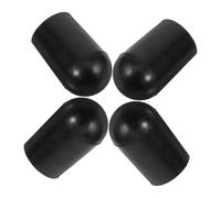 Abaodam 4 Piezas de Patas de Goma Antideslizantes para Contrabajo, Tapones de Punta de 10 Mm, Accesorios Resistentes para Cordal, Protectores para Instrumentos Musicales