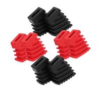 Abaodam 4 Piezas Drum Rack Feet Protector Anti-slip Plastic Pads For Cymbal And Snare Stands Replacement Foot Pads For Percussion Instruments