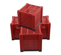 Abaodam 4 Piezas Filtro Acuario Caja Purificadora para Estanques y Bebederos de Caballos Contenedor Hueco Compatible con Medios Filtrantes Fácil Instalación y Limpieza