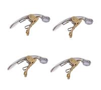 Abaodam 4 Piezas Pequeña válvula de drenaje juego de resortes juego de tornillos kit de llavero viento llave de trompeta watergate puerta de agua componentes Accesorios de drenaje Cobre