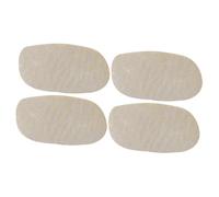 Abaodam 4 piezas Protector Puente Violín Almohadillas de Puente Piel de Cordero para Violín y Accesorios Profesionales para Estabilizar Cuerdas y Mejorar Sonido