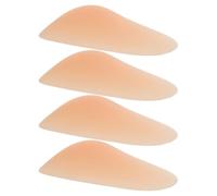 Abaodam 4 Piezas Rodilleras Adhesivas para Patinaje sobre Hielo y Skate, Diseño Ergonómico en Silicona Beige, Fáciles de Usar para Principiantes y Profesionales