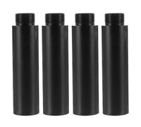 Abaodam 4 piezas Tubo Extensión para Soporte Micrófono de Aleación de Aluminio Negras Compatible con Brazos Boom y Soportes de Estudio Profesional