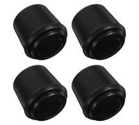 Abaodam 4 Protectores de Goma para Patas de Muebles y Sillas Diseño Antideslizante para Uso Interior y Exterior, Tapas Negras para Patas de Mesa y Silla