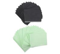 Abaodam 40 piezas Paños Desechables para Tatuajes de Tres Manteles Absorbentes Impermeables para Mesa de Tatuaje Almohadillas Profesionales para Estudios Unidades Negras y Verdes