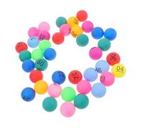Abaodam 40piezas Bolas De Bingo Numeradas De para Fiestas Accesorios Lotería Bolas De Plástico Coloridas para Eventos Suministros De Rifa Divertidos