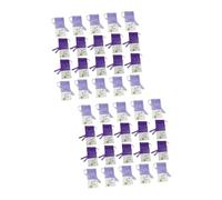 Abaodam 40piezas Bolsas De Gasa De Lavanda Fragancia Sacos Vacíos De Sazón Para Armarios y Autos Viejas Moradas y Viejas