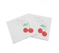 Abaodam 40piezas Servilletas De Colores Fruit Serie Paquete Estampado De Frutas Servilletas Para Fiestas Banquetes y Uso Diario