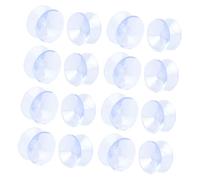 Abaodam 48 Piezas Almohadillas Extra Antideslizantes al para Mesa de Ventosas Dobles de PVC Flexible, Resistencia Desgaste y Agarre Fuerte para Parachoques de Mesa y Escritorios