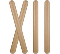 Abaodam 4piezas Baquetas De Madera Para Instrumentos De Percusión Ritmo Claves De Madera