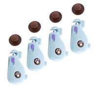 Abaodam 4piezas Bloqueo de Seguridad Cerraduras Protectoras para Cajones y Armarios para Bebés y Pequeños Diseño Anti-pinchazos para Puertas y Gabinetes