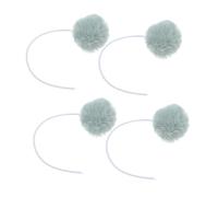 Abaodam 4piezas Bolas De Felpa Colgantes para Árboles De Gato con Campanas Juguetes Interactivos Resistentes para Rascadores Componentes De Recambio para De Arañar Felinas