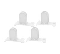 Abaodam 4piezas Cerraduras De Ventana y Puerta De Seguridad Para Instalación Sin Perforación Protege Manos y Dedos De Acciones Accidentales Adaptable Diferentes Tipos De Ventanas y