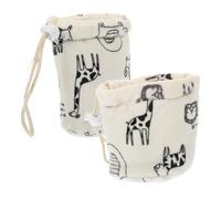 Abaodam 4piezas Funda Térmica para Biberones Protección Anticaídas y Aislamiento Diseño De Animales para Biberones