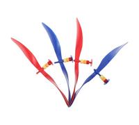 Abaodam 4piezas Hélice de Libélula de Bambú Accesorio para Sombrero Hélice Desmontable de Juguete para Decoración de Sombreros y Recuerdo de Fiesta