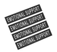 Abaodam 4piezas Parches Reflectantes para Chalecos De Perro Visibilidad Ajustable