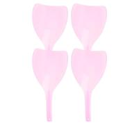 Abaodam 4piezas Protector Transparente para Peluquería Práctico para Coloración de Cabello Accesorios de Salón y Barbería Uso Diario Colores Aleatorios Color Aleatorio