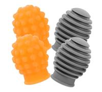 Abaodam 4piezas Puntas De Para Baquetas De Batería Protección Silenciosa Para Práctica Amortiguador Flexible Para Electrónica y Compatible Varios De Baquetas