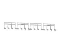 Abaodam 4piezas Soporte De Página Para Partituras Musicales Clip Metálico Para Libros y Notas Práctico y Portátil Para Música y Recetas