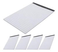 Abaodam 5 Blocs de Notas Desprendibles A5 para Oficina y Escuela, Papel Resistente Que No Se Raya ni Penetra, Cuadernos Sencillos y Modernos 25 Hojas Cada Uno