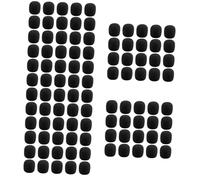 Abaodam 5 Juegos De Accesorios Prácticos Para Micrófonos Fundas De Esponja Resistentes Al Viento Para Protegerlos De Salpicaduras Y Viento 40 Unidades X 5