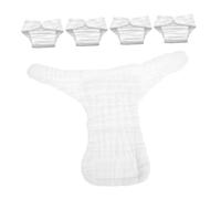 Abaodam 5 piezas Absorbentes Reutilizables para de Tela Inserciones Lavables y Suaves para Bebés Transpirables y Cómodas para Uso Diario