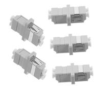 Abaodam 5 Piezas Adaptador de Fibra Óptica LC Conector de Óptica Adaptador de Cable para Conexiones de Fibra para Acoplamiento de Cable