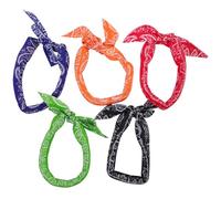 Abaodam 5 Piezas Bufanda de Enfriamiento para Perros y Gatos Pañuelo Refrescante de Verano para Mascotas Protección Calor para Paseos Entrenamiento y Actividades al Aire Color Aleatorio