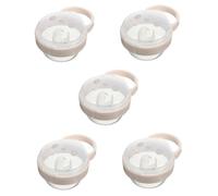 Abaodam 5 Piezas Caja De Chupete Contenedor De Chupete Porta Portatil Para Bebe Caja Del Estuche a s Para Guardar Estuche a Bebe Páginas