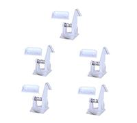 Abaodam 5 Piezas Cerradura Puerta Del Armario Sin Herramientas Cerraduras De Seguridad Para Gabinetes Cierre Magnético Para Puerta