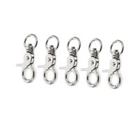 Abaodam 5 Piezas Cierres de Hebilla para Puerta de Jaula de Pájaros Pestillo de Seguridad Metálico Resistente Cierre de de Acero Inoxidable para Jaulas Pequeñas de Mascotas