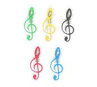 Abaodam 5 Piezas clip de clave de partitura clip resistente abrazaderas de notas musicales abrazadera de nota musical titular de libro de música partitura para piano carpeta de página Hoja