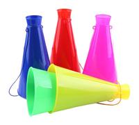 Abaodam 5 Piezas De Megáfono De Alegría Aplausos Deportivos Juguetes para Hacer Ruido En Fiestas Megáfono De Plástico Cuernos De Alegría Cuernos De Porristas para Fiesta Juego De Deportes
