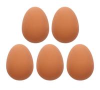 Abaodam 5 Piezas Juguete para Perros Huevos Simulados de Caucho Resistente Pelota Rebotadora para Entrenamiento Mascotas Pequeños Medianos