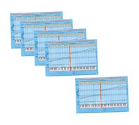 Abaodam 5 Piezas Pegatinas Teclado Piano Removibles PVC Guía Notas Musicales con Escalas y Acordes Accesorios Didácticos Compatibles con Teclados Electrónicos para Autoaprendizaje