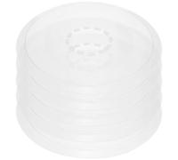 Abaodam 5 Piezas Protector de Plástico Transparente para Bicicleta de Montaña y Carretera de Radios Ligero y Resistente, Evita Barro y Suciedad en Radios y Piñón