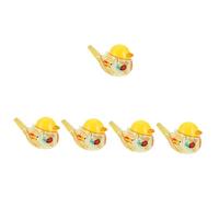 Abaodam 5 Piezas Silbato De Aves Acuáticas Silbato De Baño De Agua Silbato De Pájaro Trino Favor De Fiesta De Silbato Juguetes De Silbato Musical Silbato De Curruca De Agua El Plastico