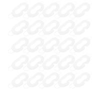 Abaodam 50 Almohadillas Desechables para Máscara Facial Vr, Cubreojos Absorbente de Sudor 33 X 13 Cm, Material No Tejido Transpirable, Accesorio para Auriculares de Realidad
