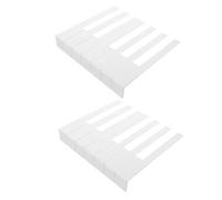 Abaodam 52 Piezas Piel de tecla Blanca de Piano Musical Herramientas Profesionales de reparación de Pianos teclados Teclas Herramientas de reparación de Pianos Suministros para Piano Mate