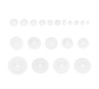 Abaodam 58 Piezas Juego de Engranajes de Plástico Ligero Juego 0.5 Módulo para Pequeños Dispositivos Mecánicos Adecuado para Proyectos de Robótica y Experimentos Científicos