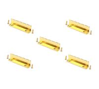 Abaodam 5juegos Shaped Electric Guitar Nut Replacement Compatible with String Guitars Metal for Enhanced Tone and Sustain