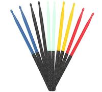 Abaodam 5pares Baquetas De Nylon Mango Antideslizante Para Practicar Casa o Clase Accesorios Para Tambor y Ejercicio